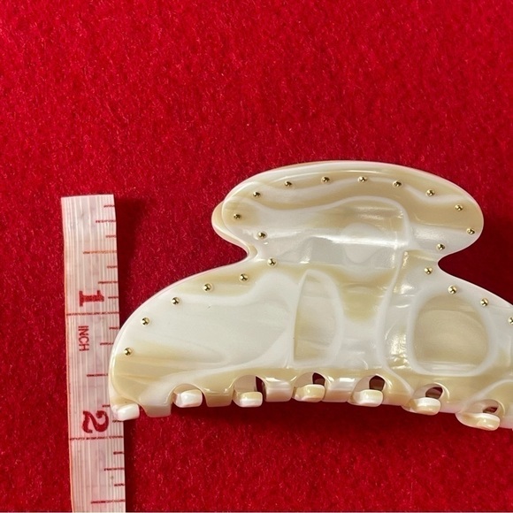 NWOT FRANCE LUXE Studded Couture Women’s Jaw Clip - Alba $68 main image 2